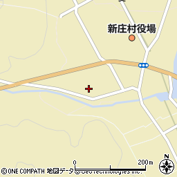 岡山県真庭郡新庄村1983周辺の地図