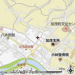 岡山県津山市加茂町小中原53-2周辺の地図