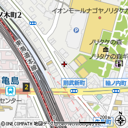 三菱地所パークス名・則武新町３丁目駐車場周辺の地図