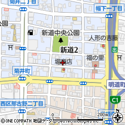 歌舞伎飴本舗周辺の地図