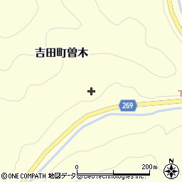 島根県雲南市吉田町曽木448-2周辺の地図