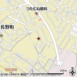 滋賀県東近江市佐野町84周辺の地図