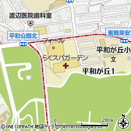 ＲＡＫＵ　ＳＰＡ　Ｇａｒｄｅｎ名古屋周辺の地図