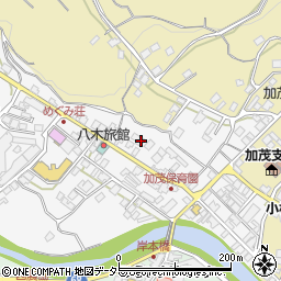 岡山県津山市加茂町小中原63周辺の地図