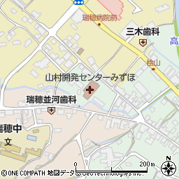 京丹波町図書館瑞穂分館周辺の地図