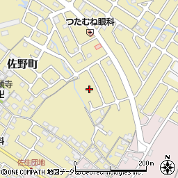 滋賀県東近江市佐野町84-18周辺の地図