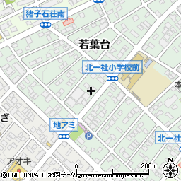 愛知県名古屋市名東区若葉台1415周辺の地図
