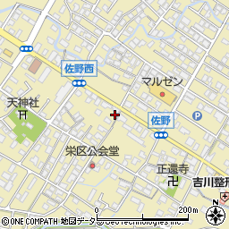 滋賀県東近江市佐野町725周辺の地図