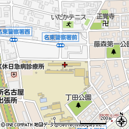 名古屋市立猪高中学校周辺の地図