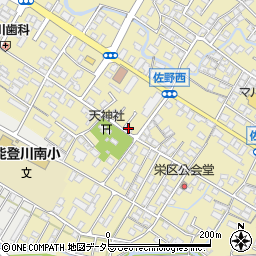 滋賀県東近江市佐野町741-17周辺の地図