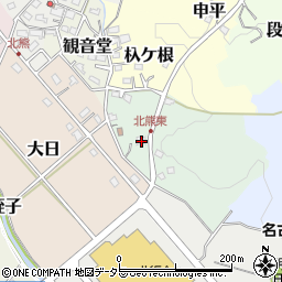 愛知県長久手市助六760周辺の地図