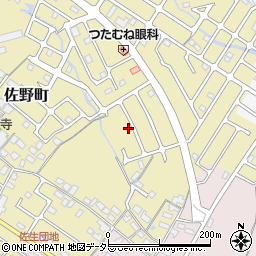 滋賀県東近江市佐野町84-17周辺の地図