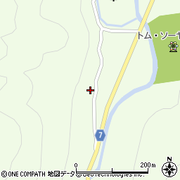 岡山県美作市右手2729周辺の地図