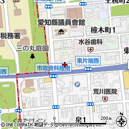 愛知県名古屋市東区東外堀町34周辺の地図