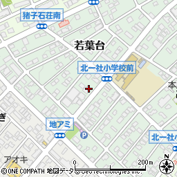 愛知県名古屋市名東区若葉台1414周辺の地図