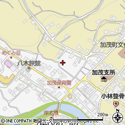 岡山県津山市加茂町小中原52周辺の地図