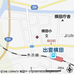 横田郵便局 ＡＴＭ周辺の地図