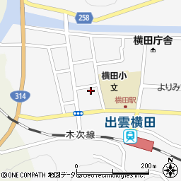 横田郵便局 ＡＴＭ周辺の地図