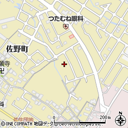 滋賀県東近江市佐野町84-20周辺の地図