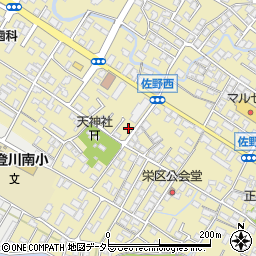 滋賀県東近江市佐野町743周辺の地図