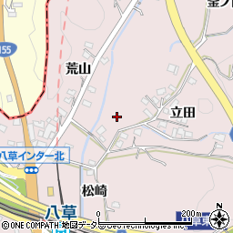 愛知県豊田市八草町周辺の地図