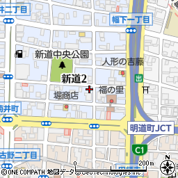 株式会社シモジマ　明道町店周辺の地図