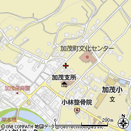 岡山県津山市加茂町塔中111周辺の地図