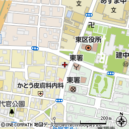 愛知県名古屋市東区代官町9-5周辺の地図