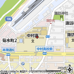 愛知県名古屋市中村区菊水町周辺の地図