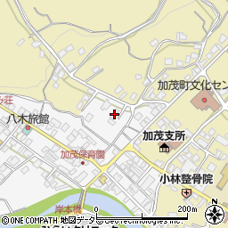 岡山県津山市加茂町小中原53-1周辺の地図