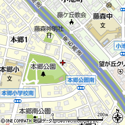 愛知県名古屋市名東区本郷1丁目239周辺の地図