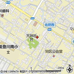 滋賀県東近江市佐野町741周辺の地図