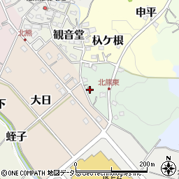 愛知県長久手市助六761周辺の地図