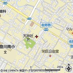 滋賀県東近江市佐野町741-15周辺の地図