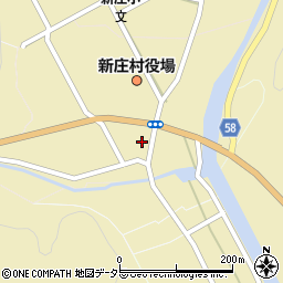 岡山県真庭郡新庄村2006周辺の地図