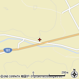 岡山県真庭郡新庄村1942周辺の地図