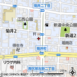 ファインコート名駅周辺の地図