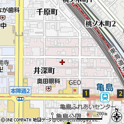 愛知県名古屋市中村区井深町8周辺の地図
