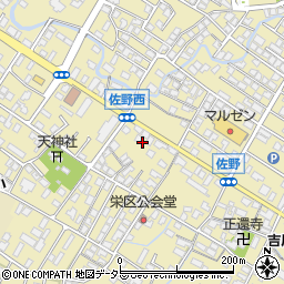滋賀県東近江市佐野町726-6周辺の地図