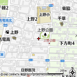 上野2丁目15志太邸☆akippa駐車場周辺の地図