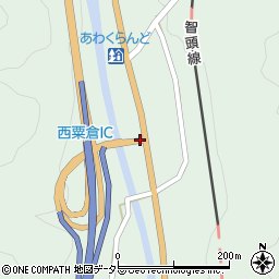 西粟倉ＩＣ周辺の地図