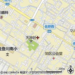 滋賀県東近江市佐野町741-14周辺の地図