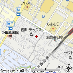 西川テックス株式会社周辺の地図