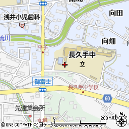 愛知県長久手市岩作平子44周辺の地図