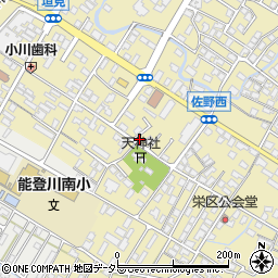 滋賀県東近江市佐野町738-12周辺の地図