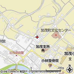 岡山県津山市加茂町小中原105周辺の地図