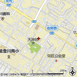 滋賀県東近江市佐野町741-9周辺の地図