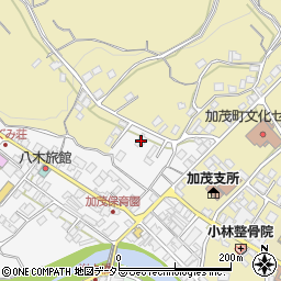 岡山県津山市加茂町小中原53-7周辺の地図