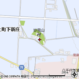 兵庫県丹波市氷上町下新庄447周辺の地図