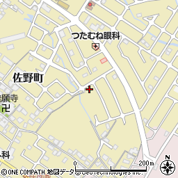 滋賀県東近江市佐野町84-24周辺の地図